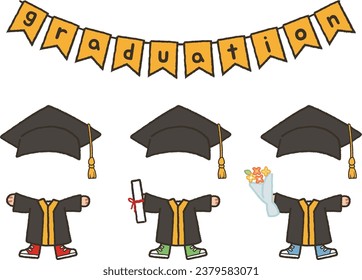 Graduation Illustration - Faceless Version