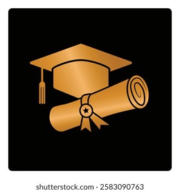 graduation illustration graphic elegant style