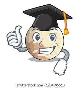 Graduation image of planet pluto in character