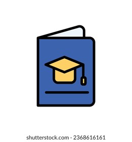 Vektorgrafik des Graduierungsbildes
