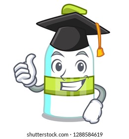 Graduation liquid soap in a cartoon basket