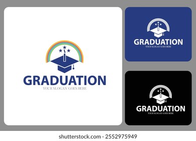 Graduation Logo icon Design Template