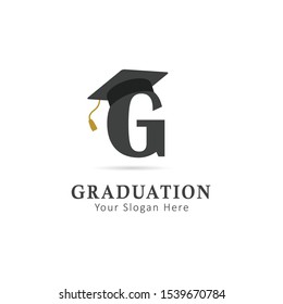 Graduation Logo with Initial letter G