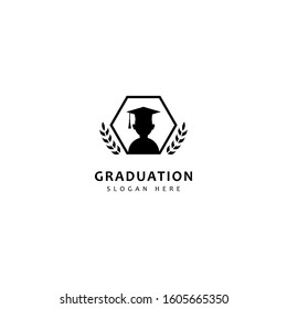Graduation Logo Template Design. Graduation cap vector (4)