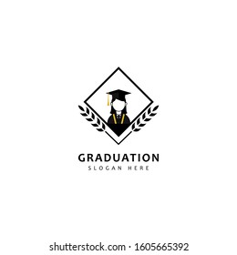 Graduation Logo Template Design. Graduation cap vector (13)