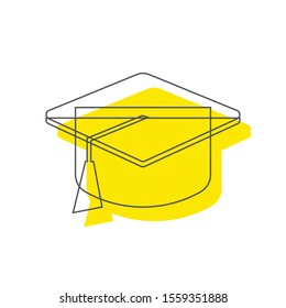 Graduation Logo Template Design Elements