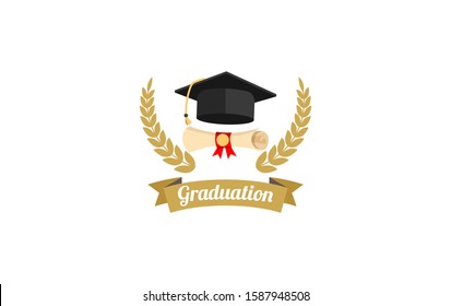 Graduation Logo Template Design Elements