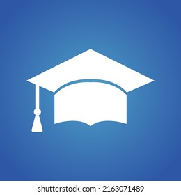 Graduation Logo Template Design Elements. Toga hat for graduation. Vector illustration deisgn.