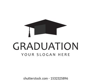 Graduation logo template design. Graduation Simple Logo Vector Template Design Elements