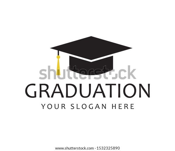 Graduation Logo Template Design Graduation Simple Stock Vector (Royalty ...