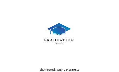 Graduation Logo Template Design Vector Vector Stock Vector (Royalty ...