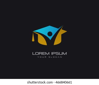 Graduation Logo Vector