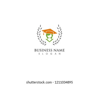 Graduation logo and vector education 