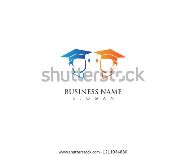 Graduation Logo Vector Education Stock Image Download Now