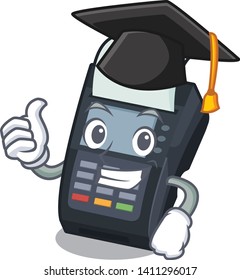 Graduation machine EDC isolated in the mascot