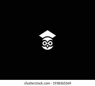 Graduation Owl Logo Abstract EPS 10