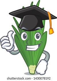 Graduation panden leaves in the mascot fridge