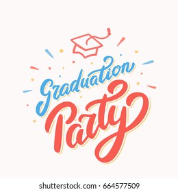 Graduation party banner.
