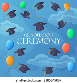 1,622 Graduation balloons and hats Images, Stock Photos & Vectors ...