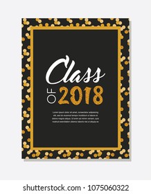 Graduation party vector template invitation to the traditional ceremony, college, university or high school student party. invitation , poster or banner template. vector illustration
