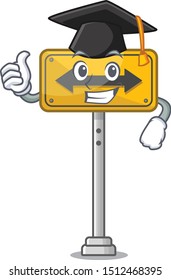 Graduation pass on either side shaped character