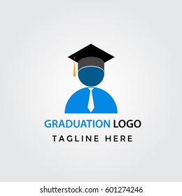 Graduation people logo
