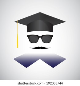 Graduation portrait eps10 