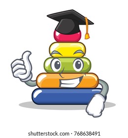 Graduation pyramid ring character cartoon