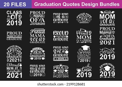 Graduation Quotes svg Bundle. Quotes about Graduation, Graduation cut files Bundle of 20 svg eps Files for Cutting Machines Cameo Cricut, Graduation Quotes