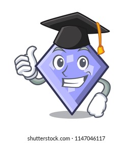 Graduation rhombus character cartoon style