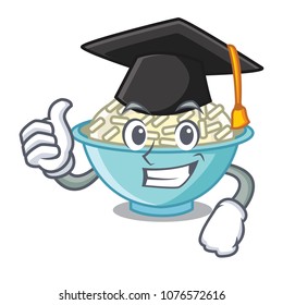 Graduation rice bowl character cartoon