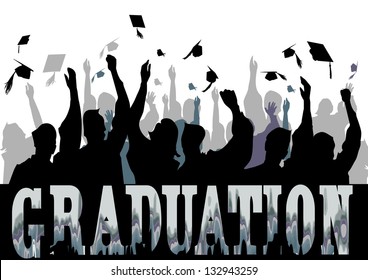 Graduation In Silhouette