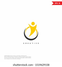Graduation simple Logo icon. Premium Line Alphabet Monochrome Monogram emblem. Vector graphic design template element. Graphic Symbol for Corporate Business Identity. 