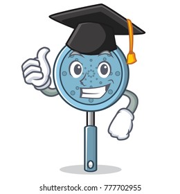 Graduation skimmer utensil character cartoon