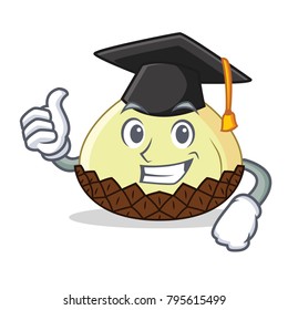 Graduation snake fruit character cartoon