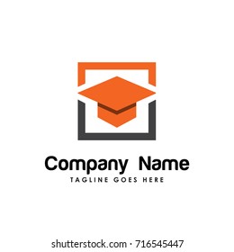 graduation square logo template