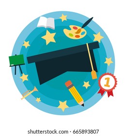 Graduation stage celebration