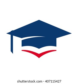 Graduation Of Student. Logo Vector.