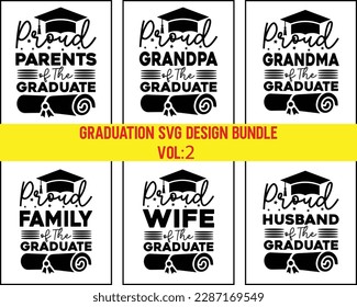 paquete de diseño de svg de graduación Vol 2,Cotizaciones de graduación universitaria,Paquete SVG de graduación 2023,Grado de felicitaciones,Svg de graduación senior,familia orgullosa de un graduado de 2023, Paquete SVG de diseño de camiseta de graduación