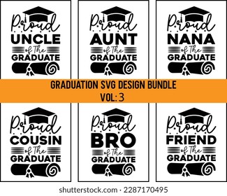 paquete de diseño de svg de graduación Vol 3,Cotizaciones de graduación universitaria,Paquete SVG de Graduación 2023,Grado de felicitaciones,Svg de graduación senior,familia orgullosa de un graduado de 2023, 