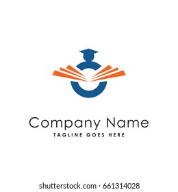 graduation teaching logo template