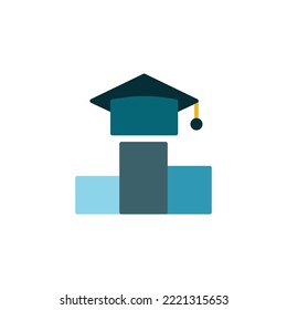 Graduation theme icon suitable for web, application or additional components for your project