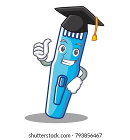 Graduation trimmer character cartoon style