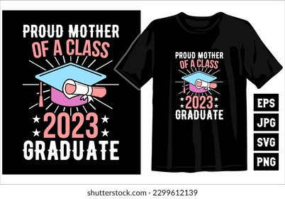 Graduation T-Shirt vector, Funny graduation quote, Graduation Class of 2023, Fuuny graduate tshirt, Vintage Graduation tshirt