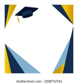 graduation twibbon gold color congratulations on graduation template