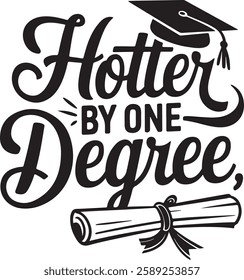 graduation typography t shirt design