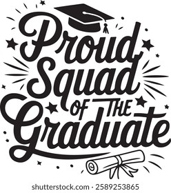 graduation typography t shirt design