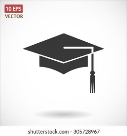 Graduation . vector icon 10 EPS