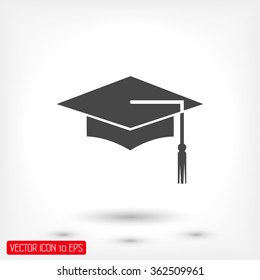 Graduation . vector icon 10 EPS