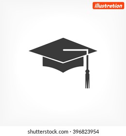 Graduation . vector icon 10 EPS